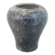 Vase en céramique gris et blanc