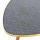 Table d'appoint triangulaire design moderne des années 60