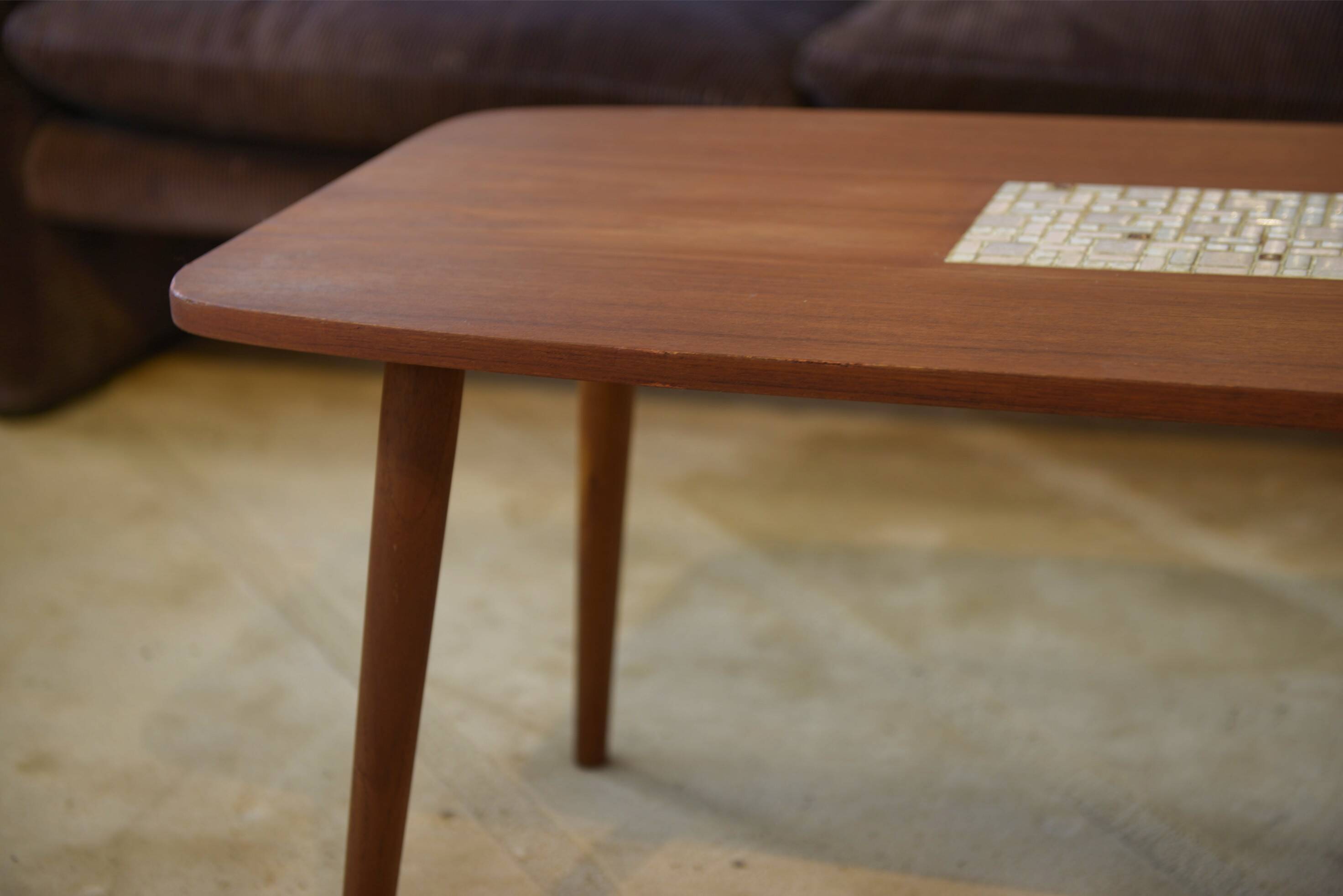 1960s Scandinavian mosaic coffee table