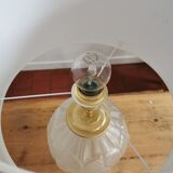 Art Deco lamp in polished glass