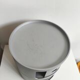 Modular components Kartell silver, A. Castelli