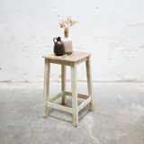 Vintage wooden workshop stool
