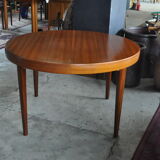 Scandinavian round extending table.