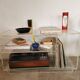 80s plexiglass hi-fi furniture shelf