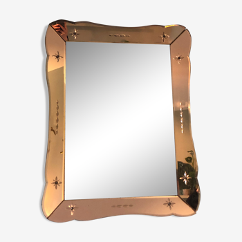 Miroir vénitien bicolore 86x66cm