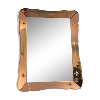 Two-tone Venetian mirror 86x66cm