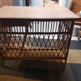 Vintage rattan desk