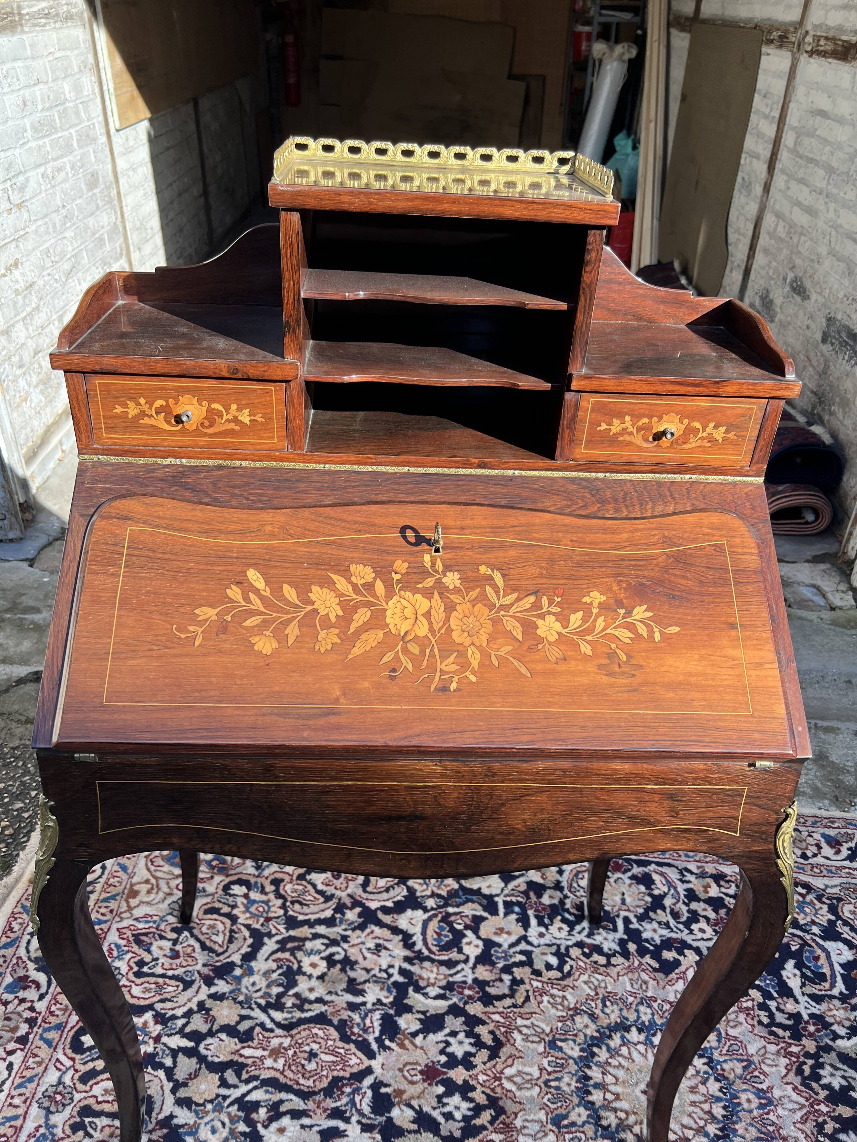Louis XV style graduated desk