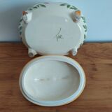 Handmade vintage ceramic soup kitchen