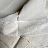 Beige linen sheet with #9 and #10 hemstitching ☐ 240 x 340 cm