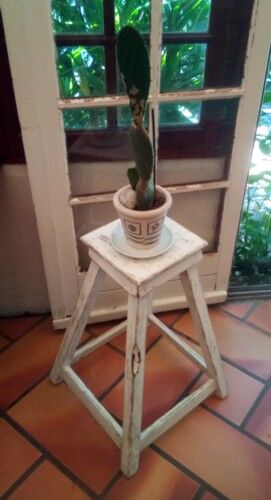 Wooden workshop top stool