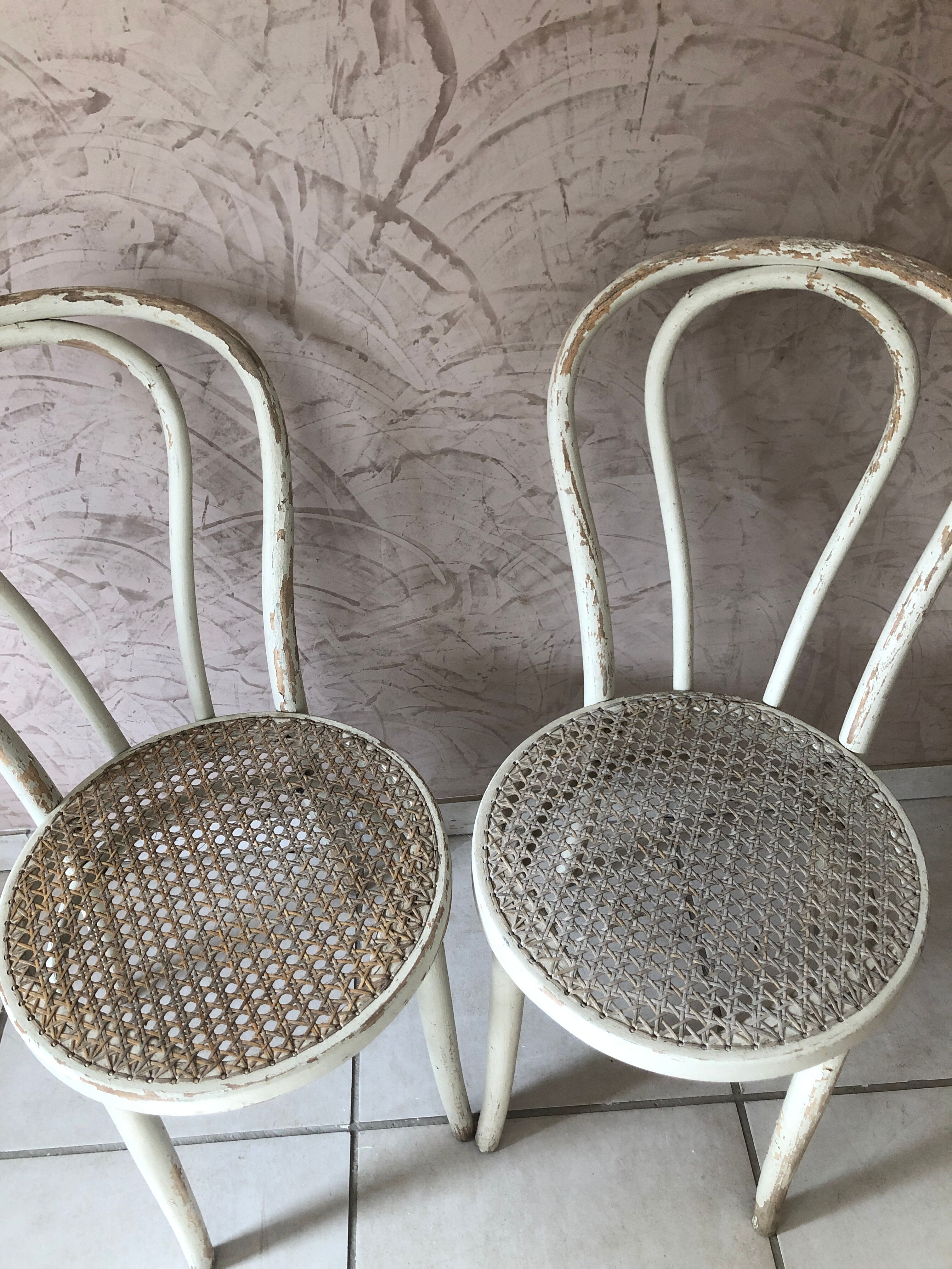 Paire de chaises bistrot