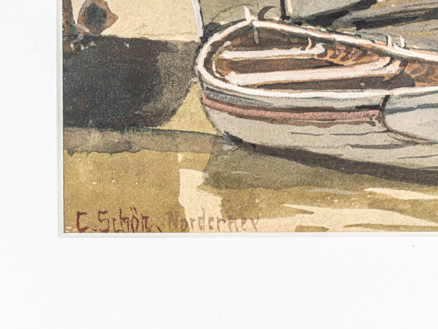 Norderney, Gouache on thick Paper, 46 x 45 cm