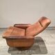 Adjustable and swivel brown armchair by De Sede 50