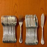 Christofle Marly 12 fish cutlery sets, 24 pieces, very good condition