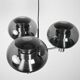 Space Age Pendant Light in Metal