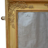Miroir mural Giltwood du XIXe siècle