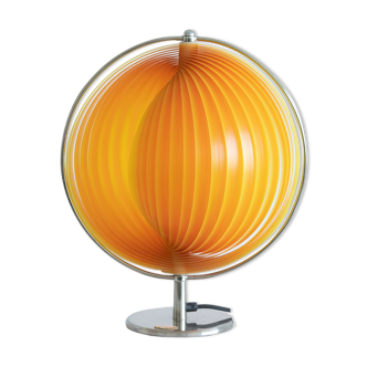 Moon lamp from Kare vintage rare orange and chrome color