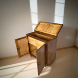 Buffet/crédence Art déco italien en noyer, années 1940