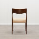 Set of 4 rosewood Fristho Franeker dining chairs