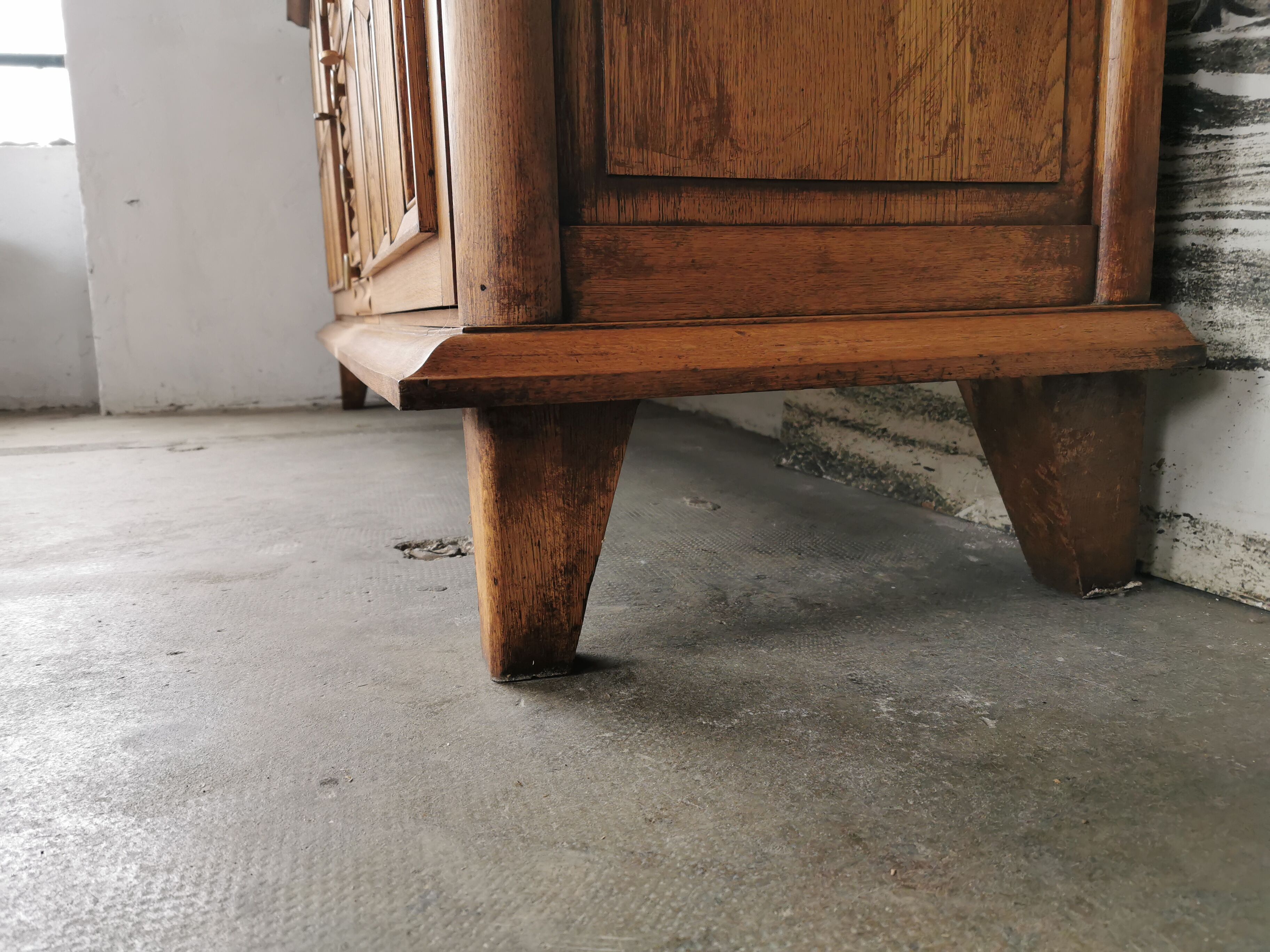 Solid oak sideboard from the 40s