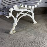 Banc à lattes de jardin