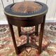Tabouret de piano assise cuir art déco