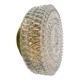 Vintage moulded glass wall or ceiling light globe (PLAF40)