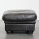 Set consisting of a cowhide leather Chesterfield sofa and matching ottoman