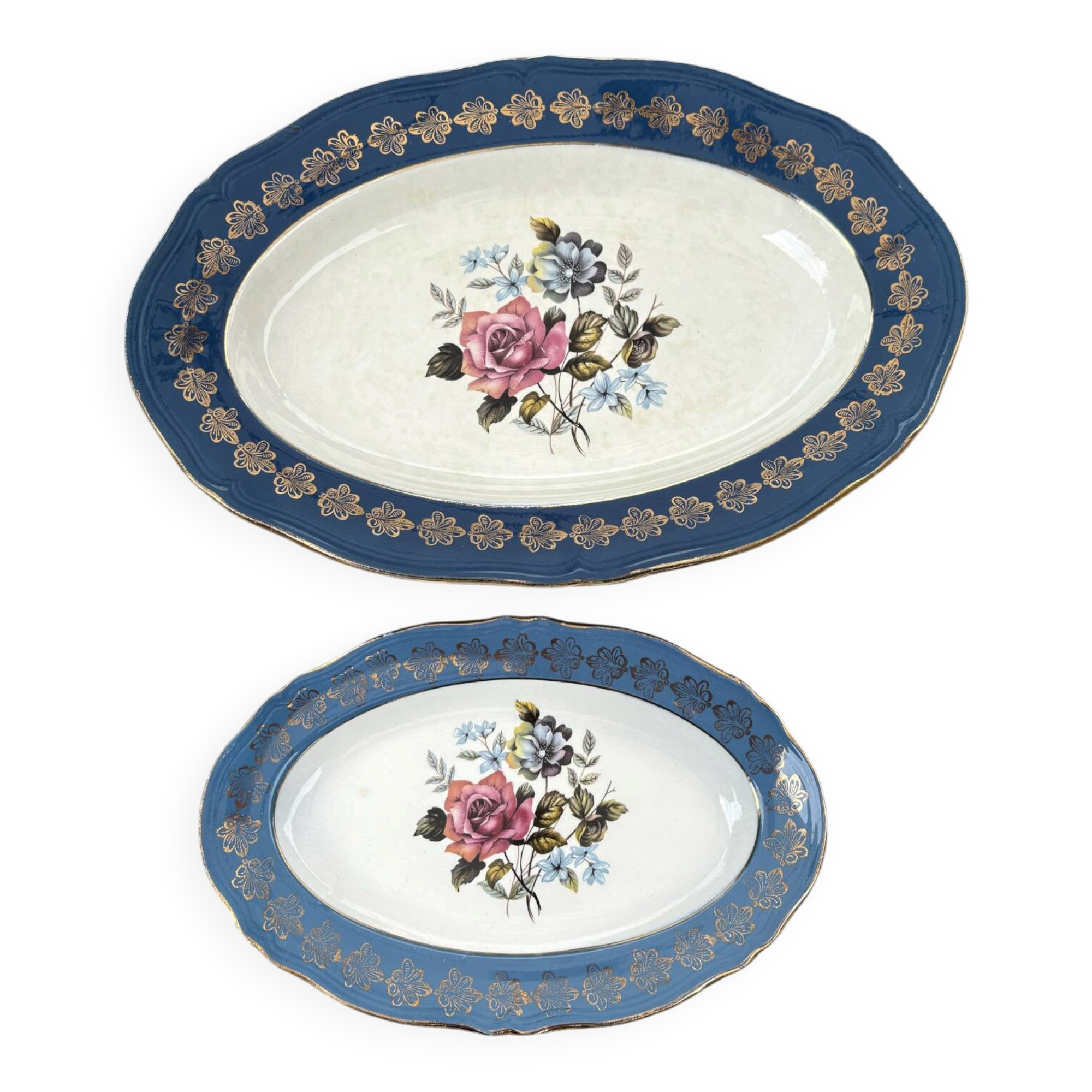 Oval plates L’Amandinoise