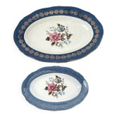 Oval plates L’Amandinoise