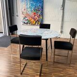 Set of 4 SQ Lux chairs, Willy Rizzo