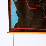 Wall map of congo silent pedagogical model ed. dossray