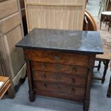 Empire mahogany chest of drawers