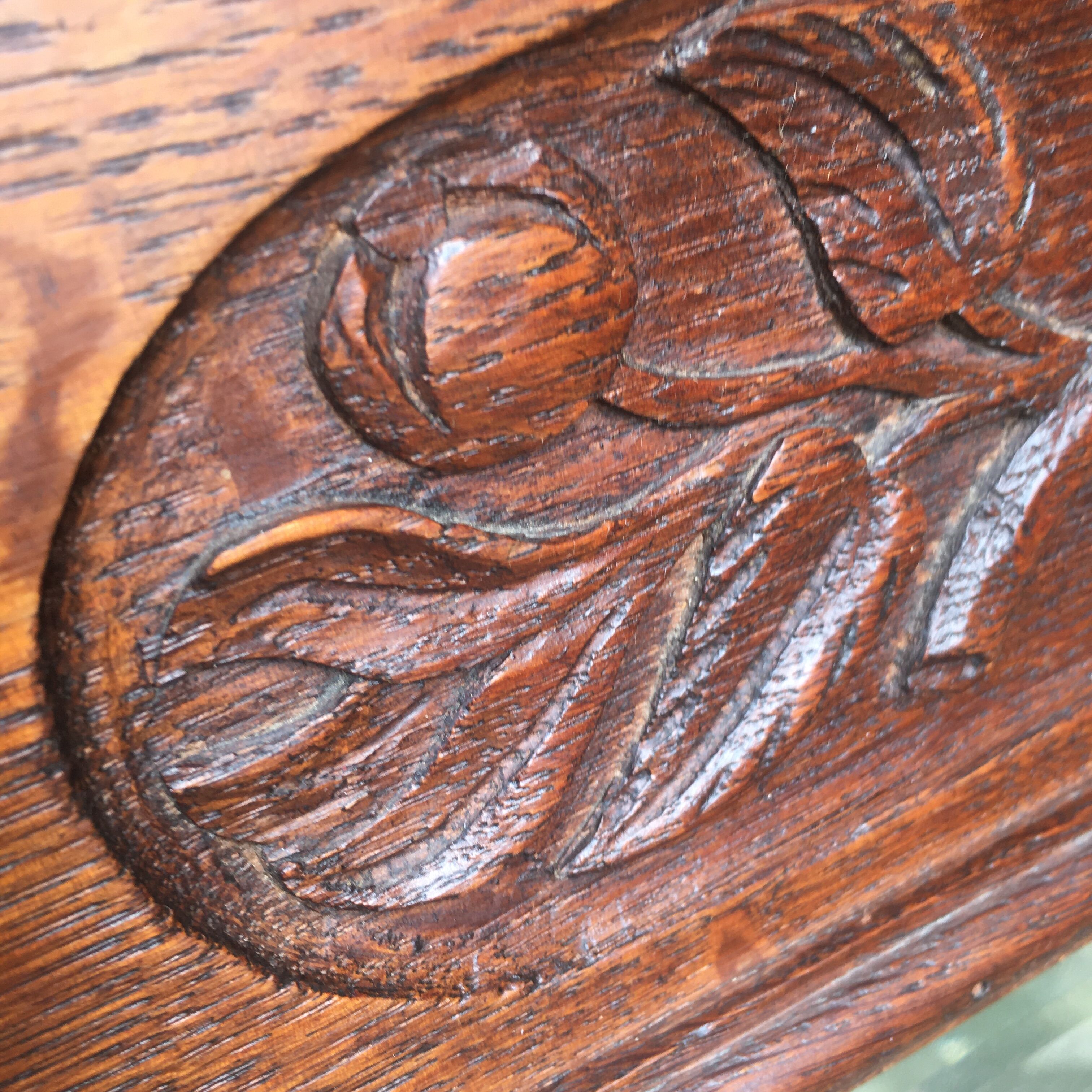 Beveled mirror made of fireplace wood