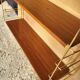 Tomado style string gold metal shelves