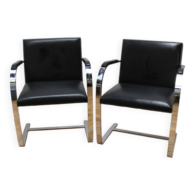 Paire de fauteuils BRNO, Knoll