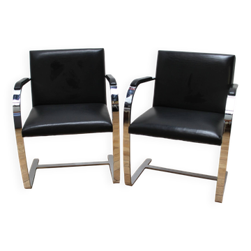 Pair of BRNO armchairs, Knoll