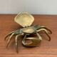 Brass crab ashtray, 50s