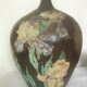 Art nouveau, vase potiche en grès décor floral 1928