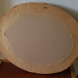 Former miroir bois - golden stuc 1920/1930
