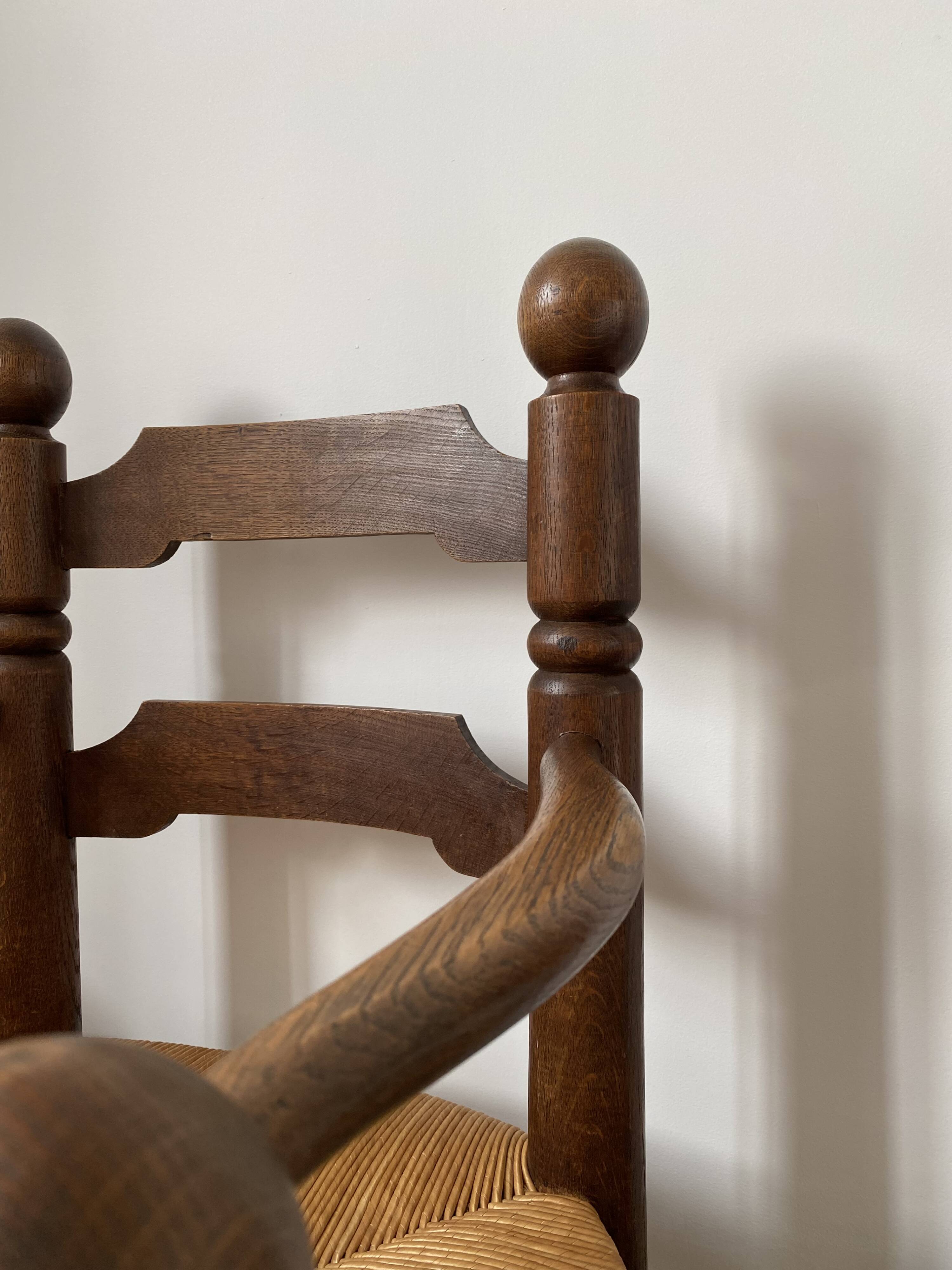 Pair of low armchairs in the Dudouyt style