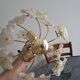 Lustre florale vintage 1960