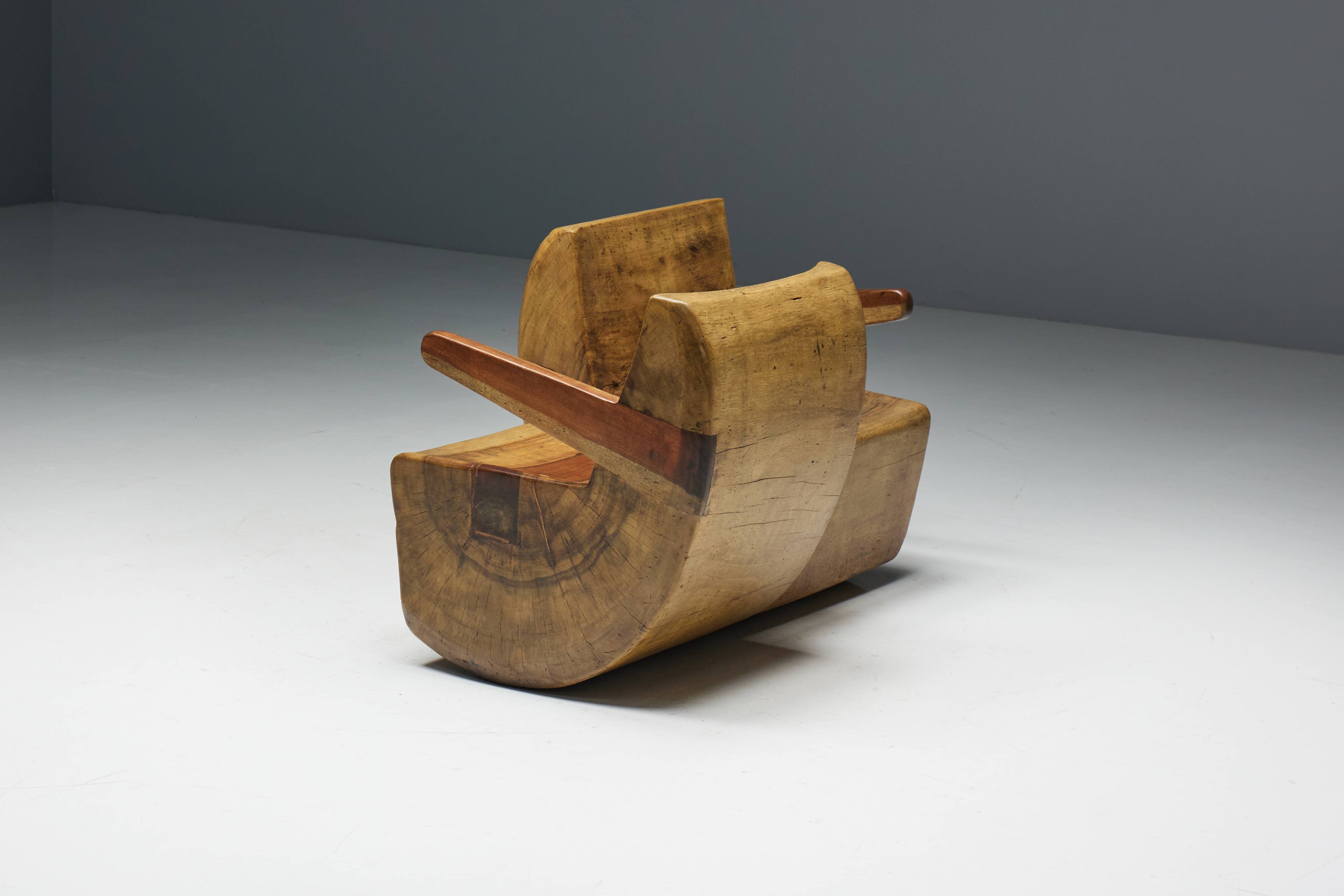 Two-Seater "Namoradeira" by Zanine Caldas, Brazil, 1975