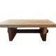 Table basse en chêne massif – pièce artisanale unique (Ventura)
