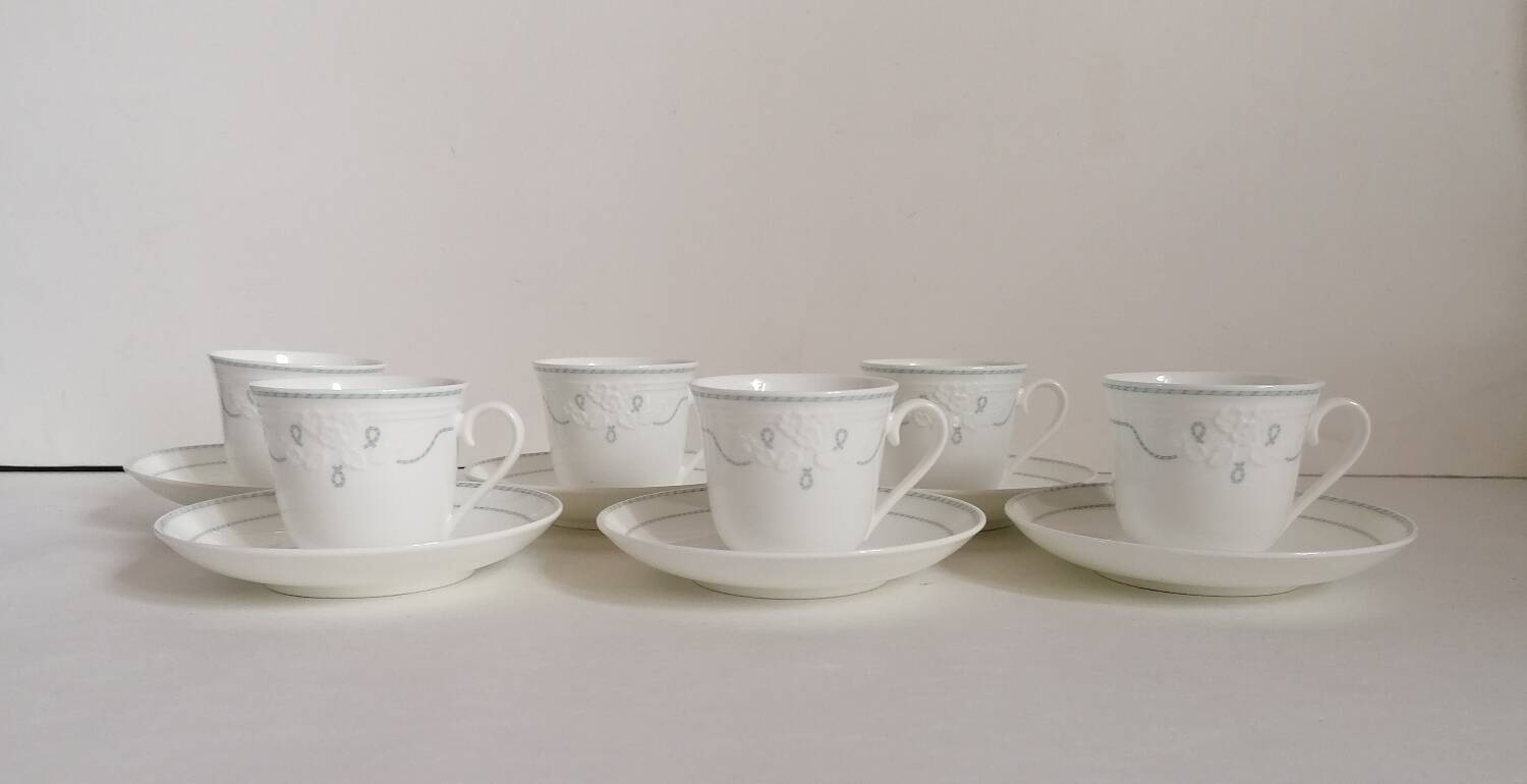 6 Villeroy and Boch Amado coffee cups