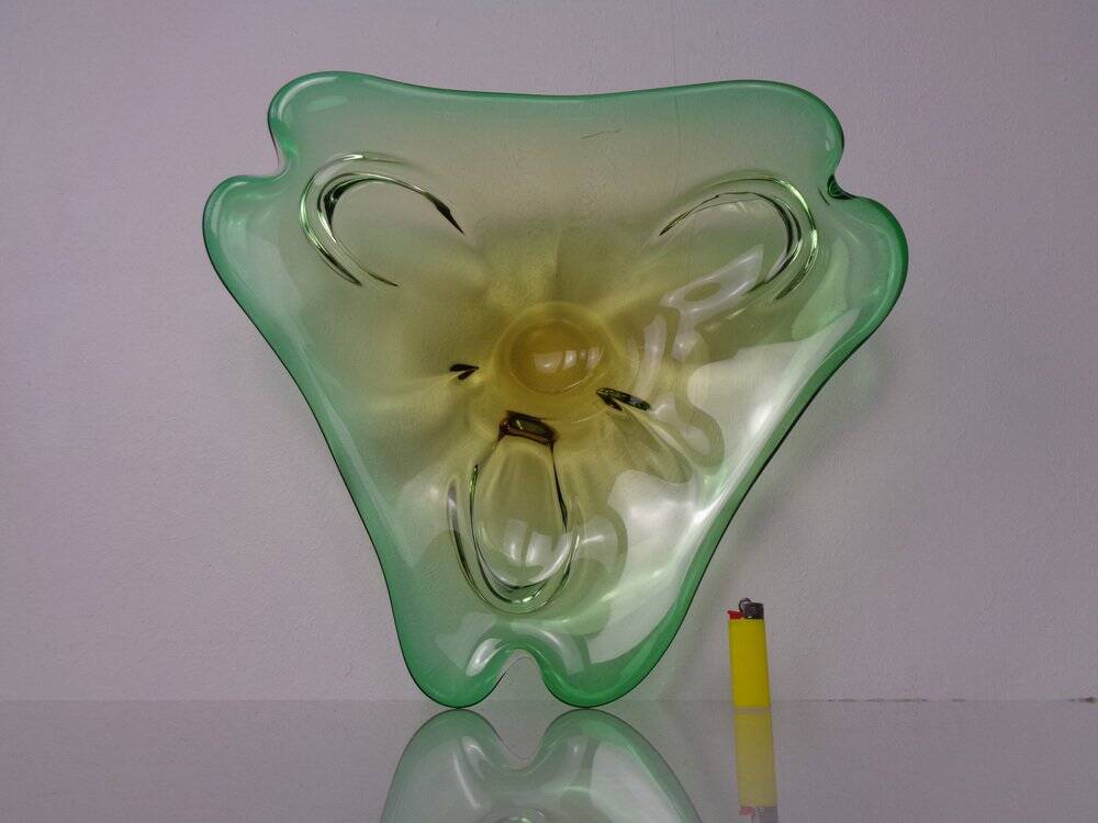Large Italian bowl in Murano glass, 1960s