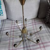 Vintage Scandinavian 6-arm light fixture