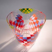 art glass object vase