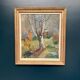 Original Swedish Oil on Panel – “Tree” by Bo Alnerud – Dated 1947 – Vintage